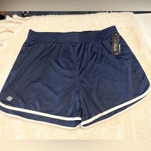 Blue athletic shorts size extra large NWT